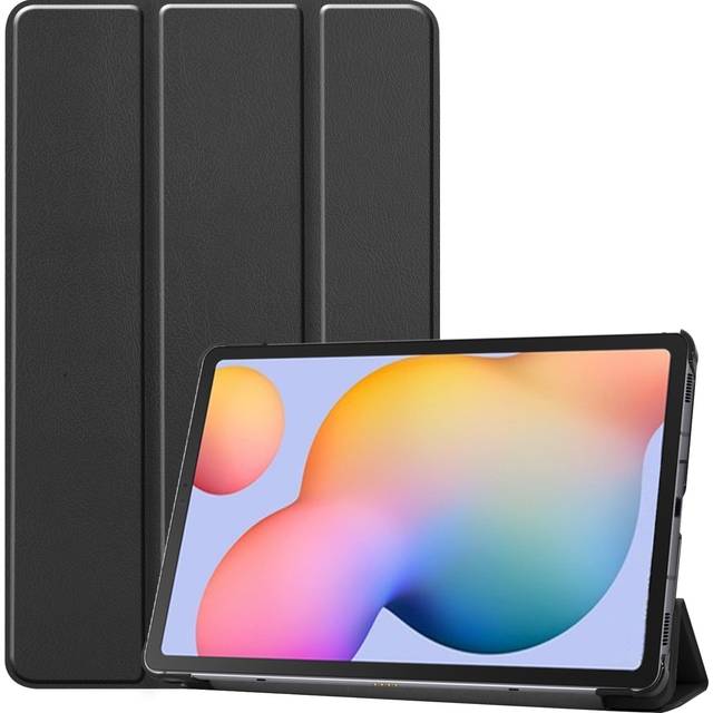 Läderfodral, Samsung Galaxy Tab S6 Lite 10.4, svart