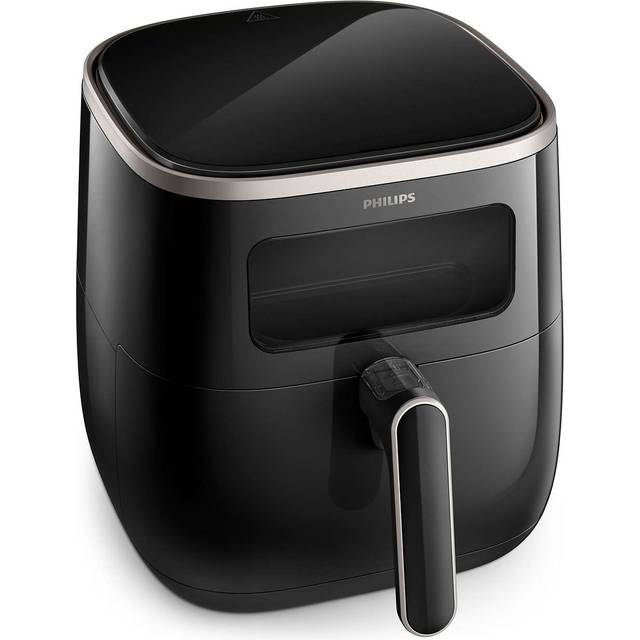 Philips 3000 series Airfryer HD9257 3000 XL med fönster, Varmluftsfritös, 5,6 l, 80 ° C, 200 ° C, 5 personer, 60 min