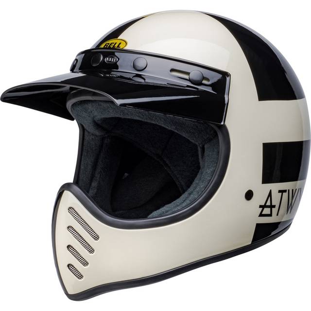 Full face motorcycle helmet Bell 3 Atwyld Orbit - Blanc