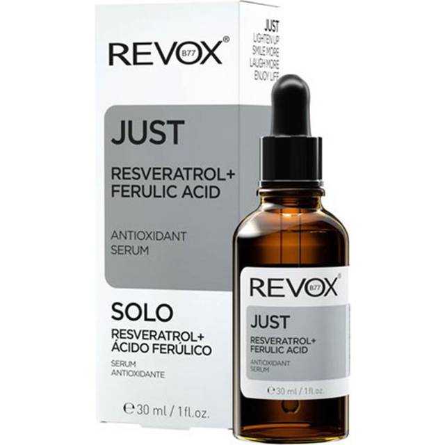 Revox B77 JUST Resveratrol + Ferulic Acid Antioxidant Serum för ansikte och hals 30 ml