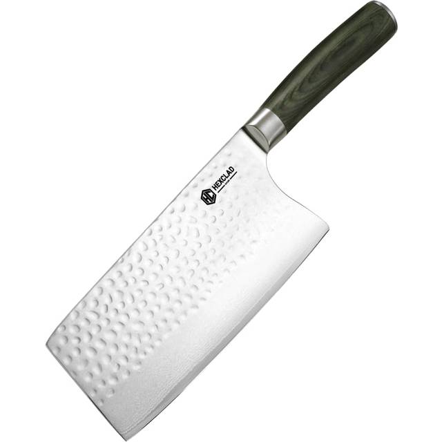 Hexclad Hexclad kinesisk kockkniv damaskus 18 cm Silver - Silverfärgad
