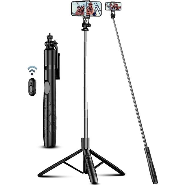 "71"" Phone Tripod & Selfie Stick, All in One Extendable Cell Phone"