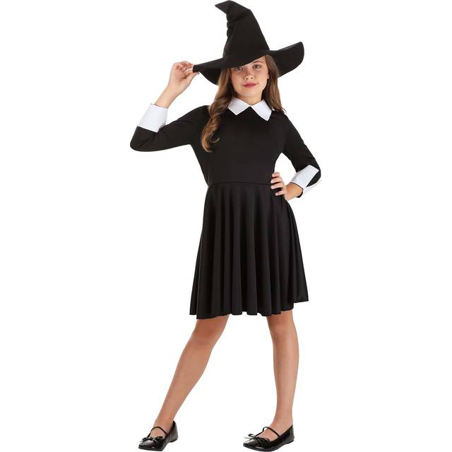 Poison Witch Girl&#39;s Costume - Black&#47;White (S)