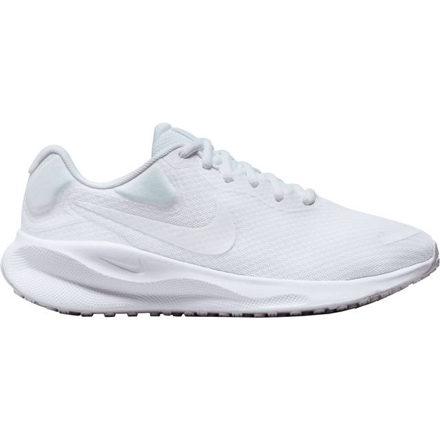 Nike Revolution 7 Löparsko för kvinnor, White/White, 35.5