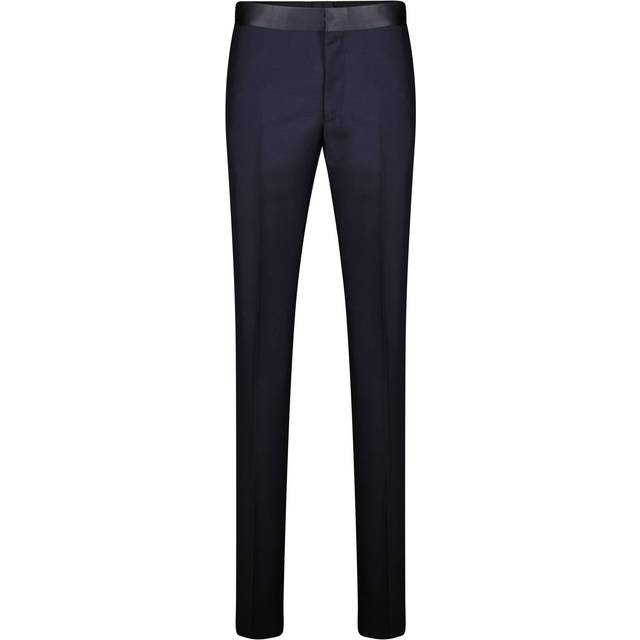 Givenchy, Straight Trousers, male, Blue, S, Blue Trousers with Style