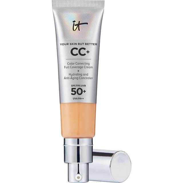 It Cosmetics Makeup CC+ Cream Full-Coverage Foundation With SPF 50+ MEDIUM TAN (W)