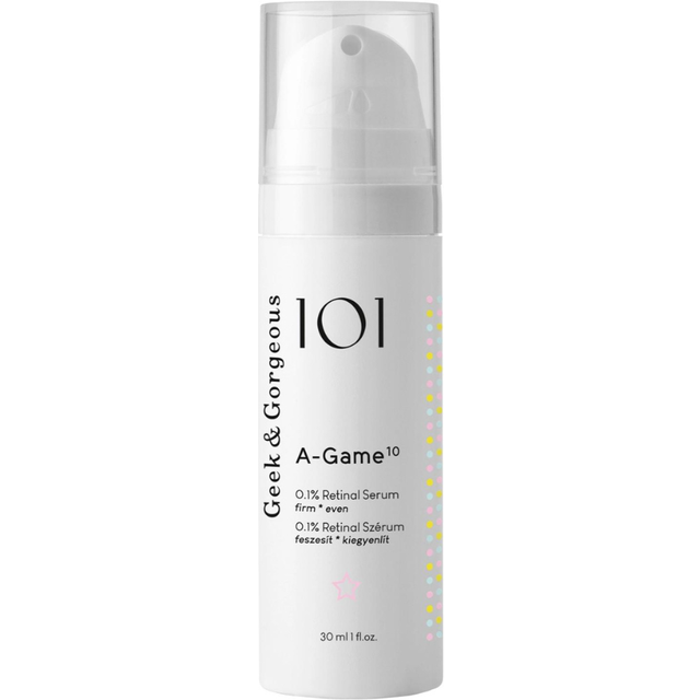 A-Game 10-0.1% Retinal serum - silky, light with high-strength retinal, anti-aging - all skin types, especially
