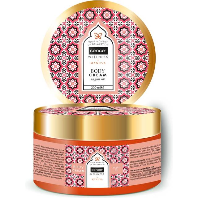Sence 2x Belebende Erfrischende Körpercreme Energise mit Arganöl und Blumenduft 200ml