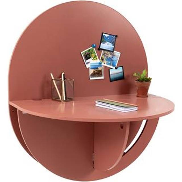 Anzio Folding Wall Desk - terracotta - ONE SIZE