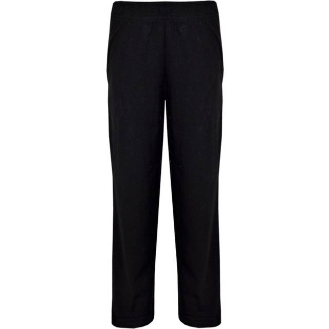 (9-10 Years) Kids Girls Boys Pyjamas Designer Plain Black Contrast Sleeves Nightwear PJS 2-13