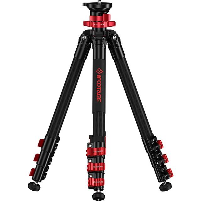 iFootage Gazelle TC5S Uprise Carbon Fibre 4-section Centre Column Camera Tripod IF-TC5S