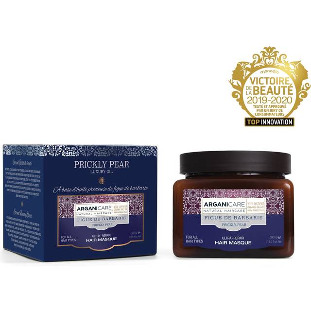 Arganicare Prickly Pear Ultra-Repair Hair Masque Maske tørt skadet hår 500ml