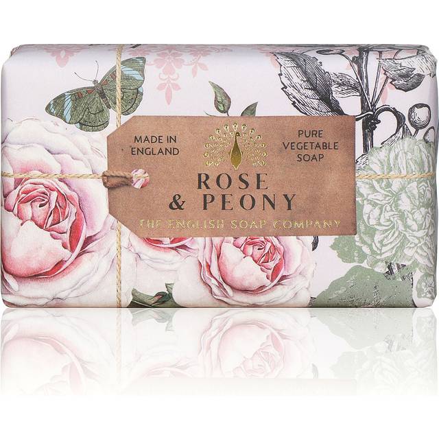 The English Soap Company Anniversary Rose &amp; Peony Luxury Vegetable Soap 190g