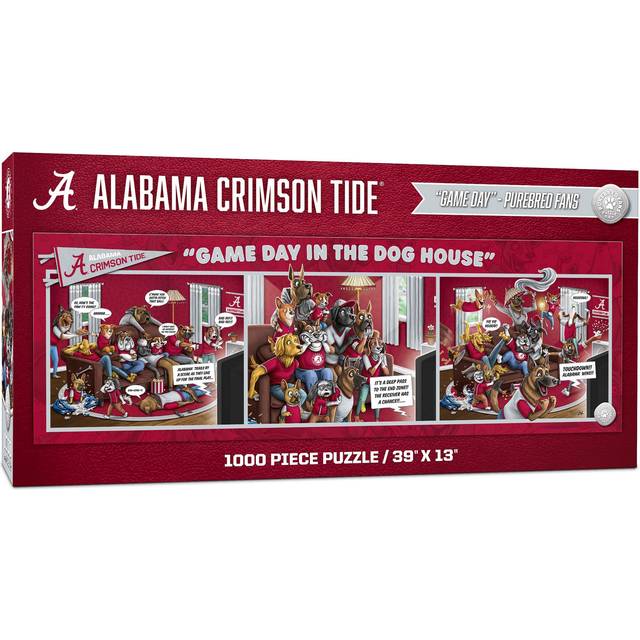 YouTheFan NCAA Alabama Crimson Tide Game Day in The Dog House 1000pc Puzzle