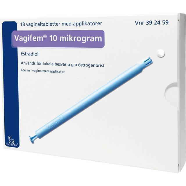 Vagifem, vaginaltablett 10 mikrogram Novo Nordisk Scandinavia AB, 18 st