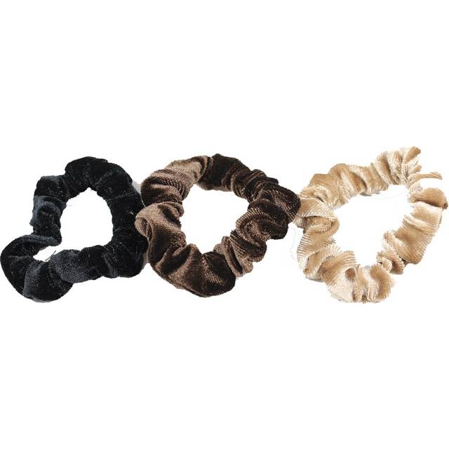 By Lyko 3 Pack Tunnare Sammets Scrunchies Brown