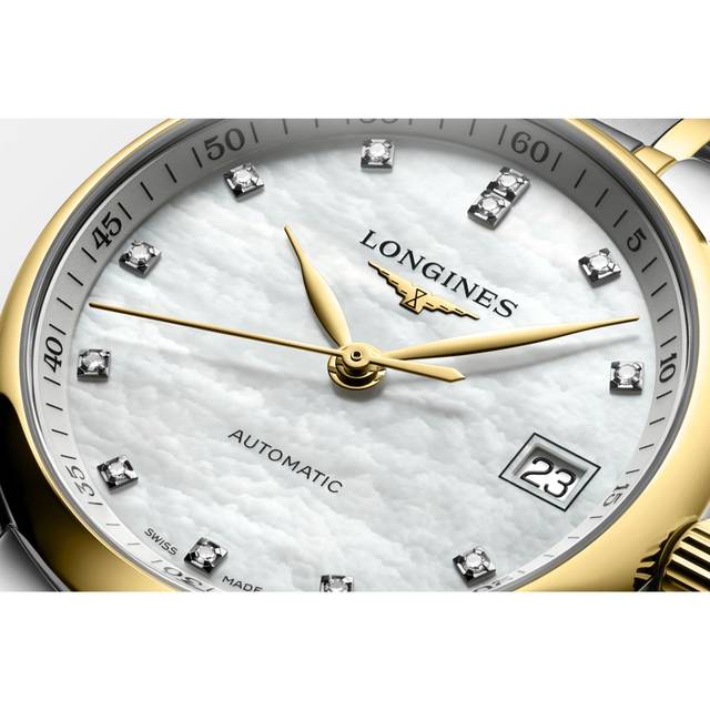 Longines Master Collection Ladies' Diamond 18ct Yellow Gold Bracelet Watch