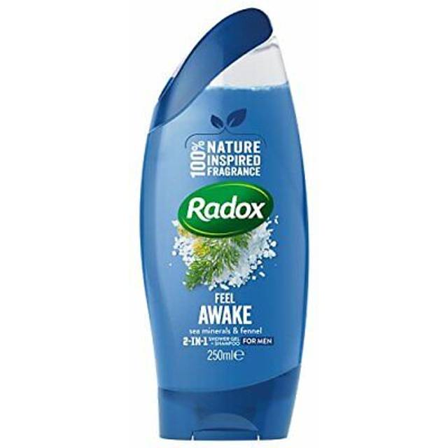 Radox Feel Awake Shower Gel, Sea Minerals & Fennel, 6 Pack, 250ml