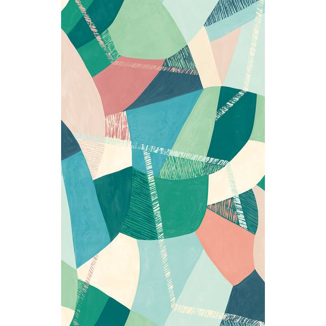 Abstract Geo Flamingo - GRA50107W