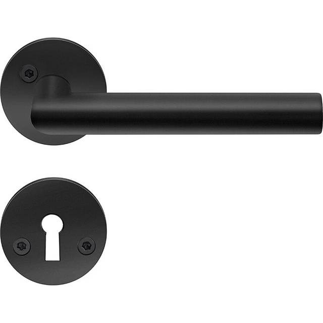 Innerdörrhandtag Beslagsboden B236Bn Svart Rostfri 3-Pack