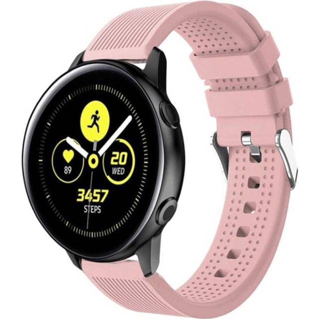 Samsung Galaxy Watch Active mjukplast armband - Rosa