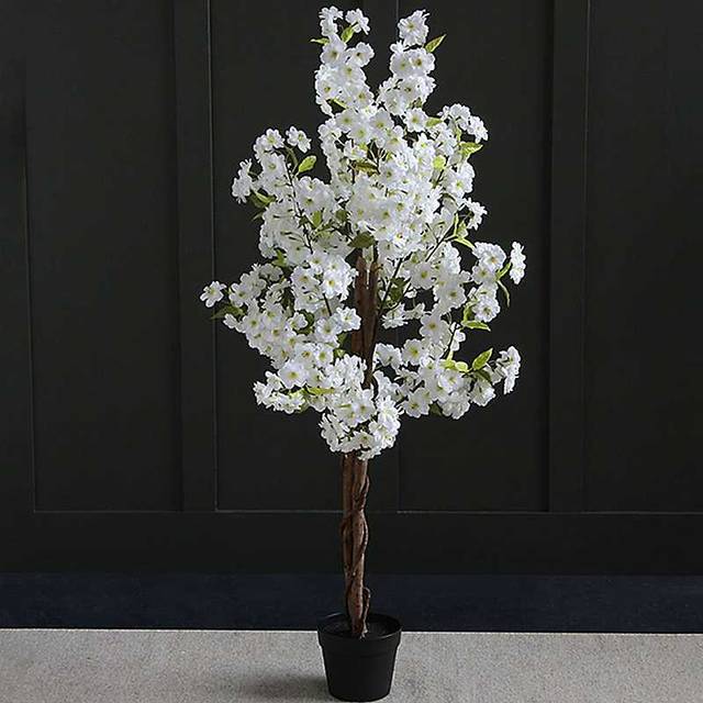Artificial/Faux Cherry Blossom Tree - Black