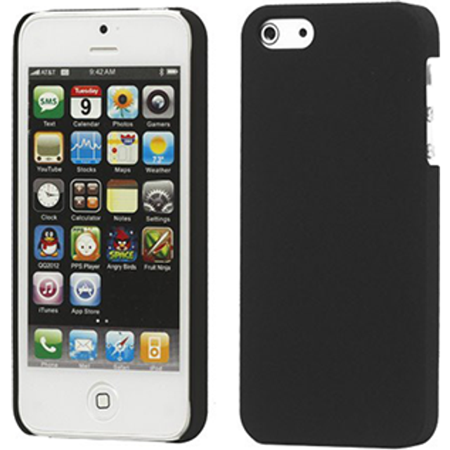 iPhone SE / 5 / 5S Skal Plast - Svart