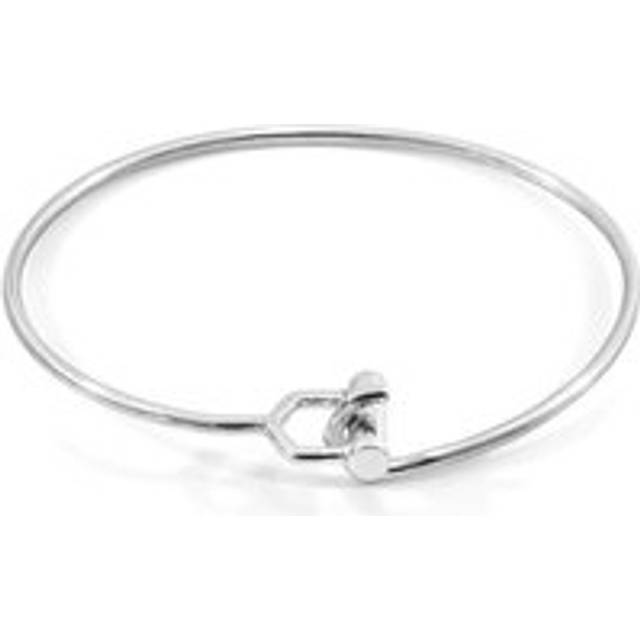 Hardy Buckle Midi Geometric Silver Bangle - 19cm