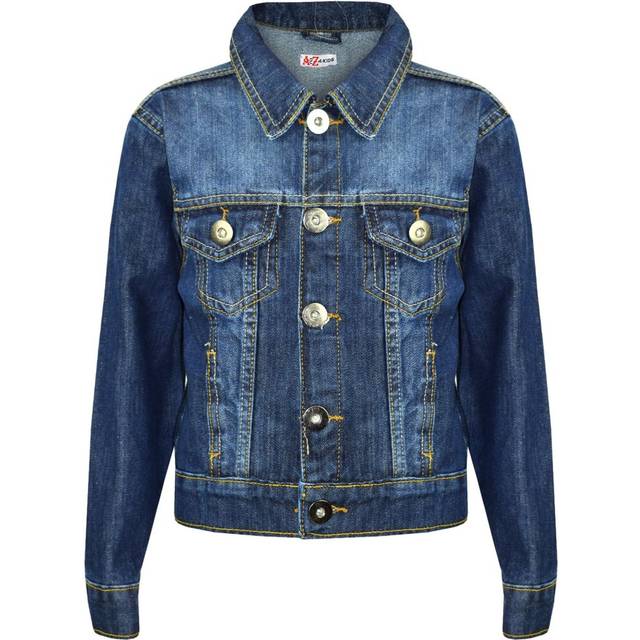 Kids boys jacket kids denim style stylish fashion trendy coat age 3-16 years