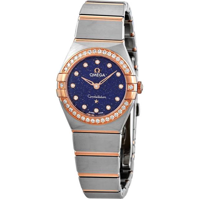 OMEGA Constellation 25mm 18K Sedna Gold Diamond Ladies Watch