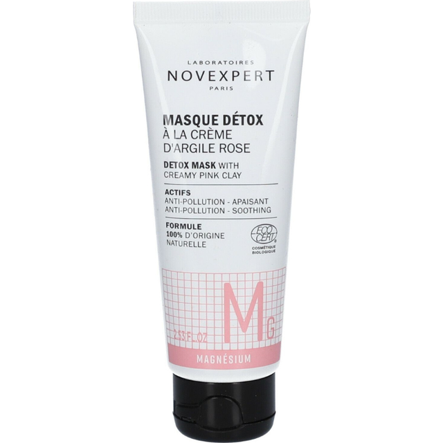 Novexpert Detox Mask With Creamy Pink Clay 75 ml 75ml