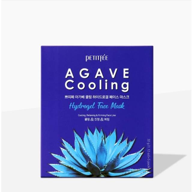Petitfee Agave Cooling Intensiv hydrogelmaske med udglattende