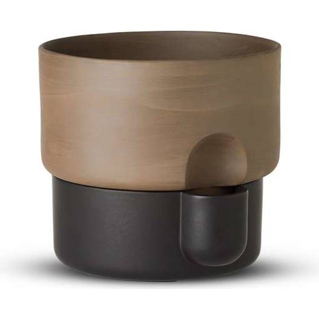 Northern Oasis self-watering flower pot small Ø15 cm Black