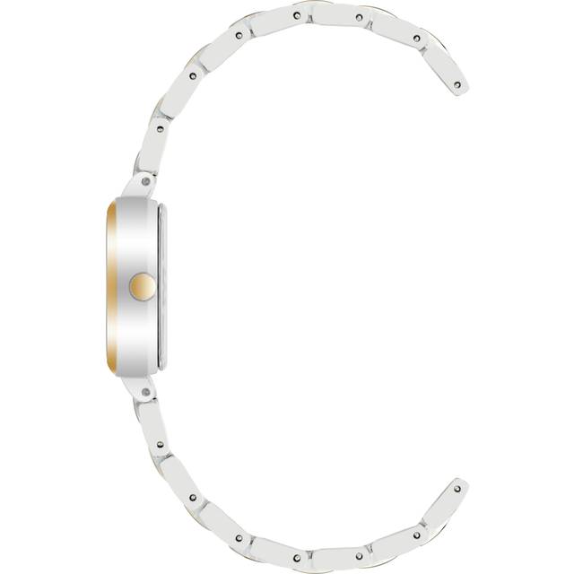 Anne Klein Women's Square Case Two-Tone Bracelet Watch in Silver-Tone / Gold-Tone