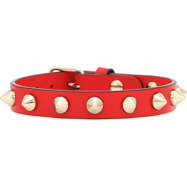 Christian Louboutin Loubilink leather bracelet - red (One Size)