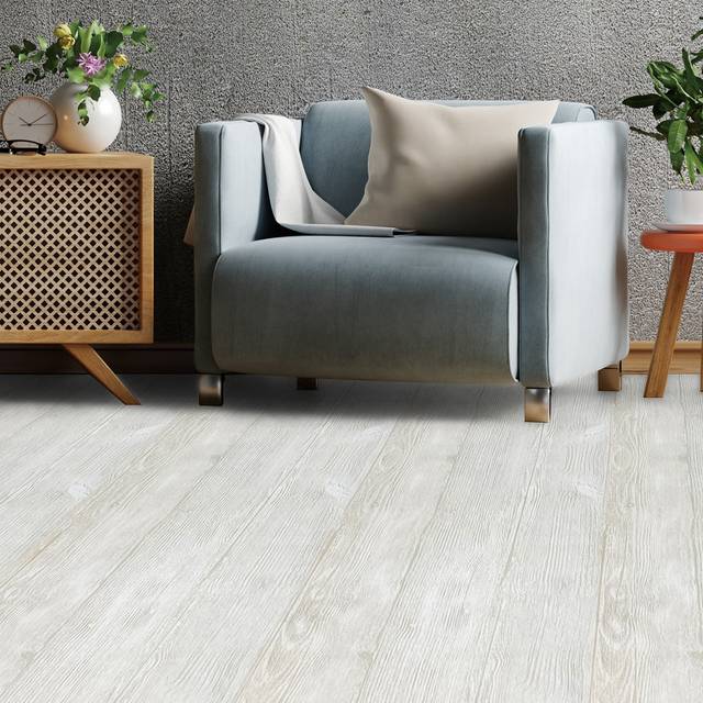 SHEIN 1pc Imitation Wood Grain Floor Tile Sticker For Water-Resistant And Anti-Slip Ground And Wall Decoration Floor Tiles Flooring Floor Tiles Self Adhesiv