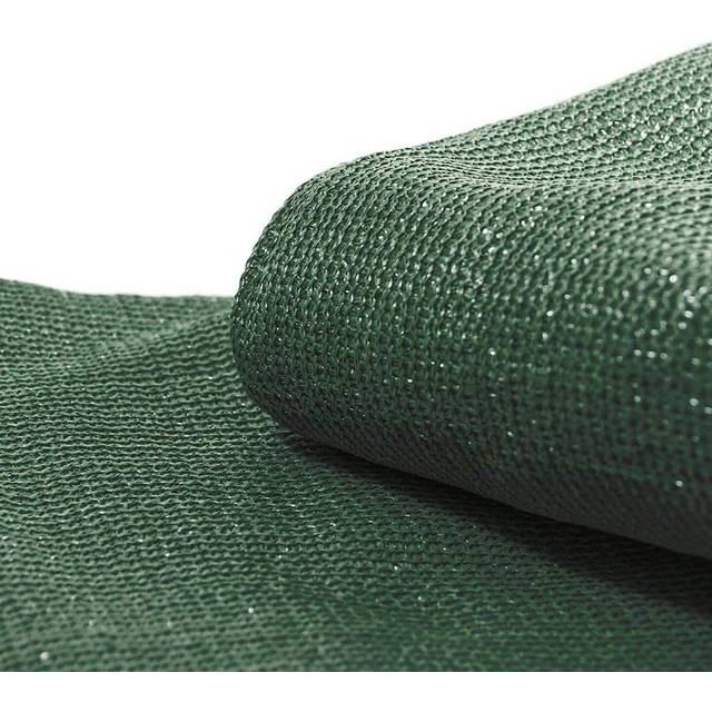 Aleko PLK0550DG-UNB 5 x 50 ft. Fence Privacy Green Windscreen Mesh Fabric with Grommets