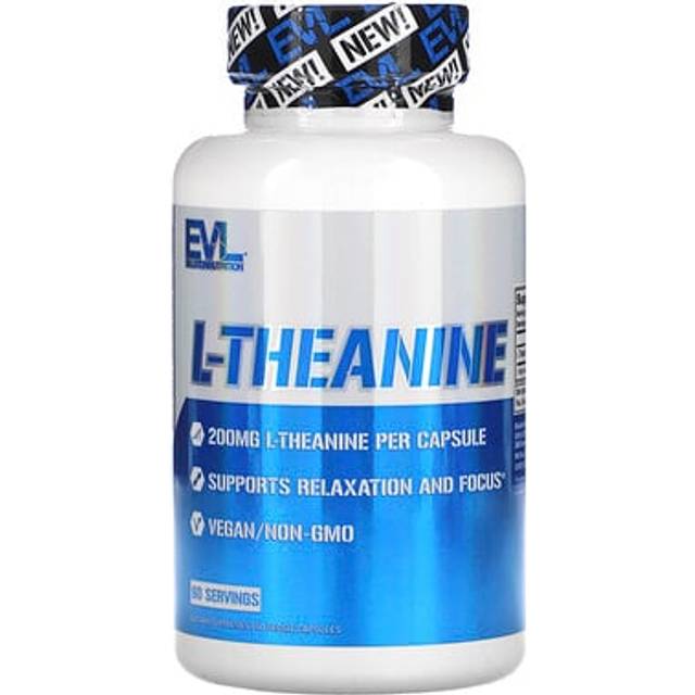 EVLution Nutrition  L-Theanine  200 mg  60 Veggie Capsules