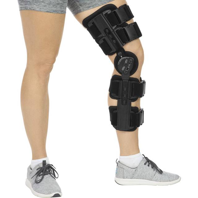 Adjustable Hinged Knee Pad Knee Brace Knee Support Left Right Leg Knee Joint Fixator-S/M/L
