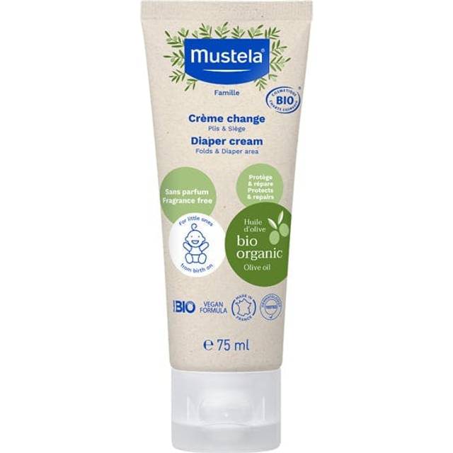 Mustela BIO Blöjeksem-kräm för barn från födseln 75 ml