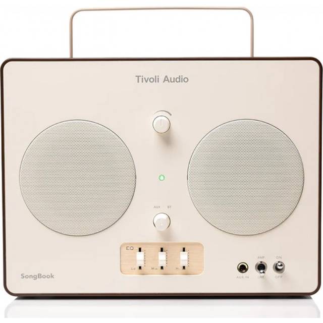 SongBook Bluetooth-högtalare med 3 års garanti - Creme/Brown