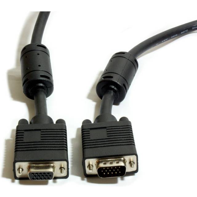 15m Male To Female Extension VGA SVGA Cable PC Monitor