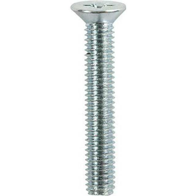 Machine Screw Pozi Countersunk Bright Zinc Plated