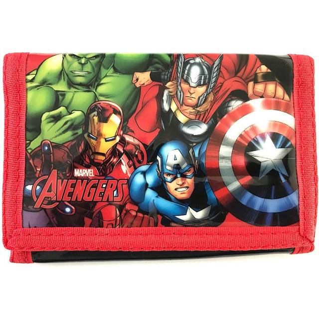 Official Marvel Avengers Boys Hulk Iron Thor Trifold Money Change Notes Wallet