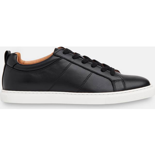 Whistles Koki Lace Up Low Top Leather Trainers