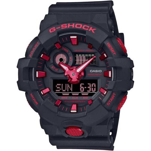 Casio G-Shock GA-700BNR-1AER Ignite Black Strap Watch - W17336