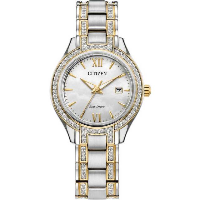 Citizen Eco-Drive Ladies' Silhouette Crystal Bracelet Watch