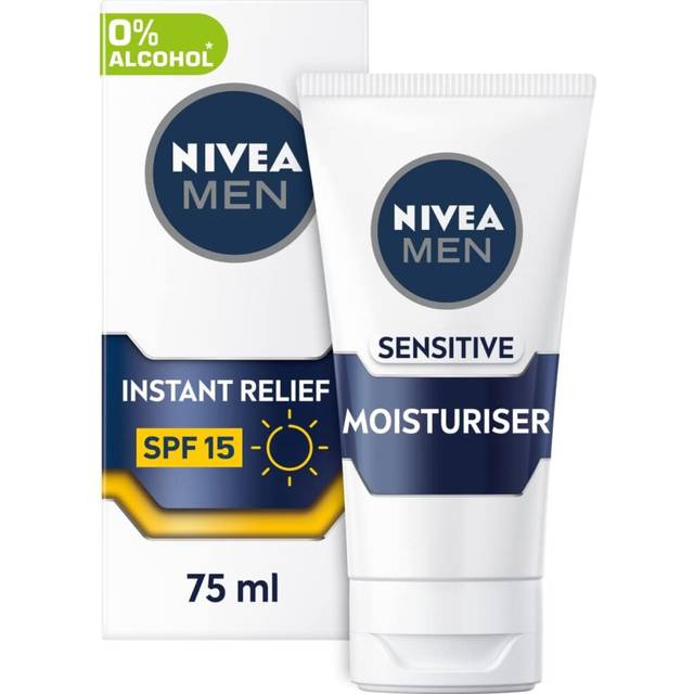 NIVEA MEN Ansiktskräm Sensitive Moisturiser SPF15 75 ml