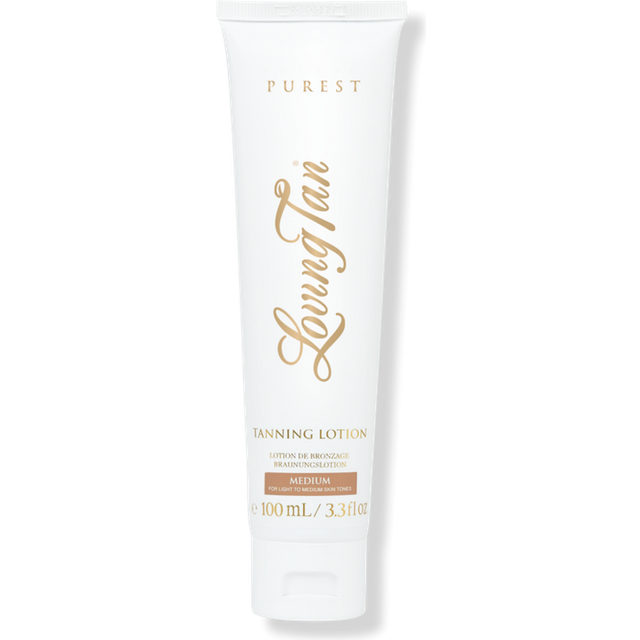 Loving Tan Purest Brun-utan-sol-mjölk för kropp Skugga Medium 100 ml