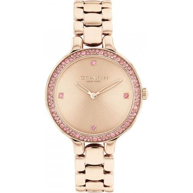 COACH Ladies Chelsea Gold IP Watch, Gold, Women